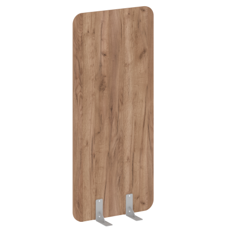 Перегородки на металлических опорах на фетровых подпятниках DP.F-80-180 Дуб табак/Серый металл