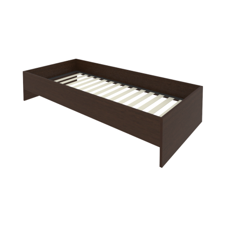 Light Кровать с ортопедическим основанием без изголовья С-К-90 Венге 950*2050*400 Light Кровать с ортопедическим основанием без изголовья С-К-90 Венге 950*2050*400